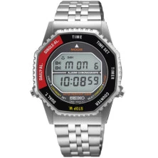 Reloj Seiko SMGG19P1 Neo Sports Digital Rotocall Negro-Rojo unisex