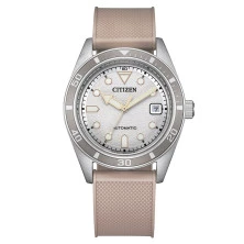 Reloj Citizen NJ0229-07A unisex esfera beige automático