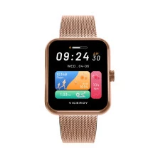 Reloj Viceroy 41165-70 Smart de aluminio con malla milanesa de acero dorado