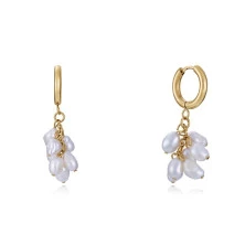 Pendientes Viceroy 14092E01012 aro dorados perlas mujer