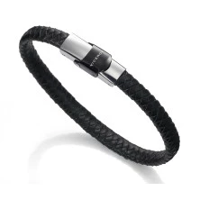 Viceroy fashion pulsera acero cuero 6097p09010 hombre