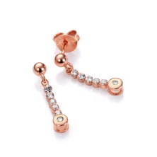 Viceroy pendientes 1208e100-39 joyas plata rosa mujer