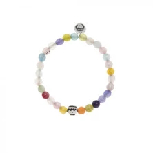 Pulsera joyas playmobil click piedras colores claros rosas