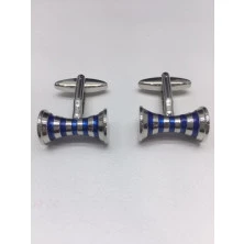 Gemelos esmalte azul