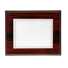 Placa de plata 23x19 cm exterior 16x12 cm plata Ref: p-1143