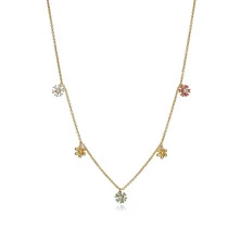 Viceroy colgante 61072c100-39 plata flores colores mujer