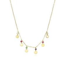 Collar Viceroy 13006c100-59 colgante discos circonitas mujer