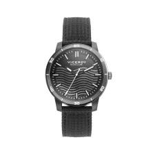 Reloj Viceroy 41133-57 ecosolar nylon esfera negra hombre