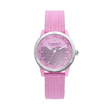 Reloj Viceroy 41114-77 ecosolar nylon esfera rosa mujer