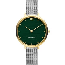 Reloj Danish Design IV76Q1218 bicolor verde mujer 33 mm