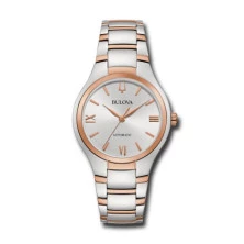 Reloj Bulova 98L313 automatico classic bicolor mujer