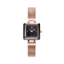 Reloj Viceroy cuadrado rosa 401182-57 ceramica mujer
