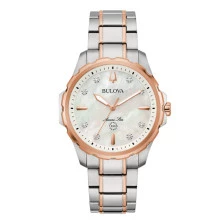 Reloj Bulova 98P228 Marine Star bicolor diamantes mujer
