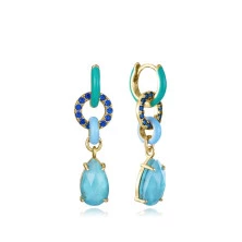 Viceroy pendientes largos 13194E100-99 piedras colores mujer