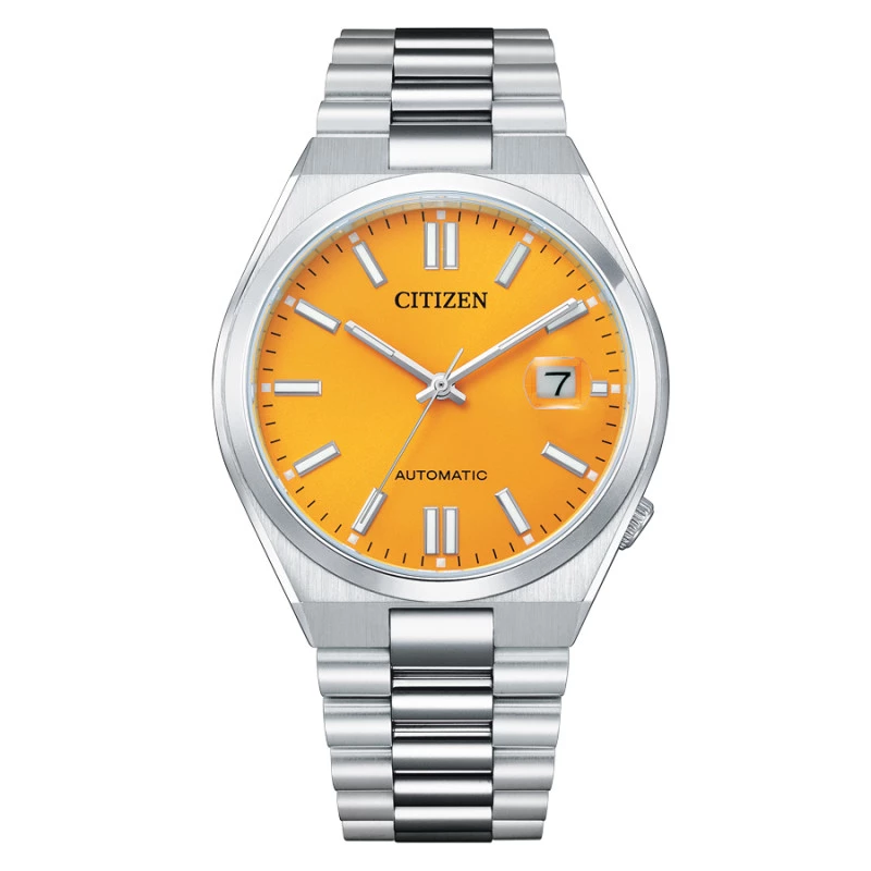 Citicen tsuyosa en amarillo reloj automático | Relojería Joyería