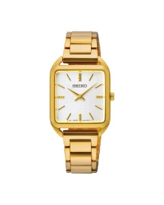 swr078p1 reloj cuadrado Seiko mujer dorado