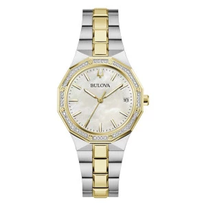 Reloj Bulova Classic 98R299 Octogon Lady bicolor diamantes mujer