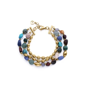 Viceroy pulsera 14276P01016 dorado piedras colores mujer