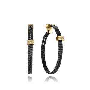 Pendientes Viceroy aro acero negro15194E01010 