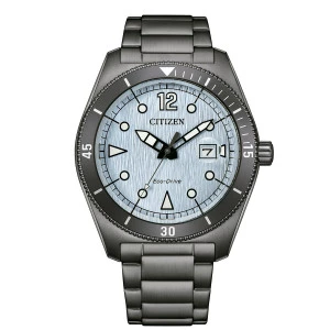 Reloj Citizen AW1887-56L gris Marine hombre