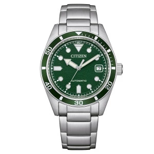 Reloj Citizen NJ0220-52X unisex esfera verde automático
