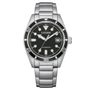 Reloj Citizen NJ0221-50E unisex esfera negra automático