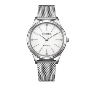 Reloj Citizen EM1220-82A esfera blanca mujer