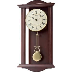Reloj Seiko pared qxh072b pendulo madera carrillón