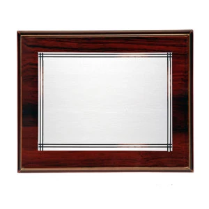 Placas de plata 21x15 cm exterior 16x12 cm plata