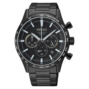 ssb415p1 Seiko Neo Sports reloj negro crono hombre