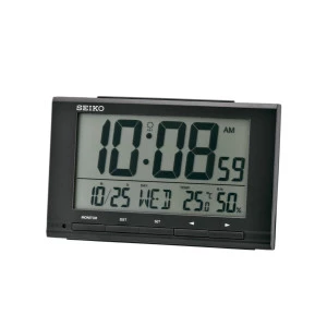 Seiko reloj despertador digital negro qhl090k