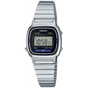Reloj Casio la670wea-1ef retro pequeño plateado
