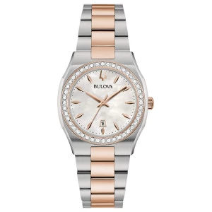 Reloj Bulova 98r283 acero bicolor diamantes mujer