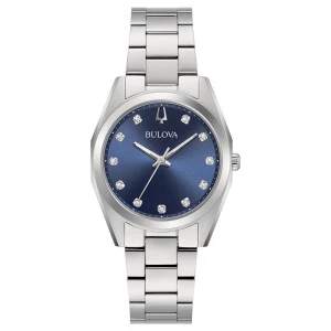 Reloj Bulova 96p229 azul diamantes mujer