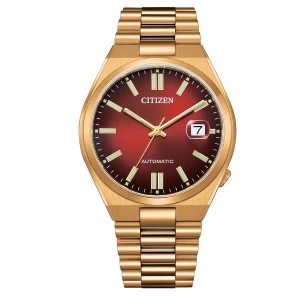 Reloj Citizen NJ0153-82X Tsuyosa dorado rojo automático