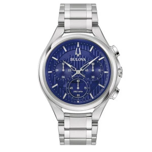 Reloj Bulova 96A302 Curv Progressive azul hombre