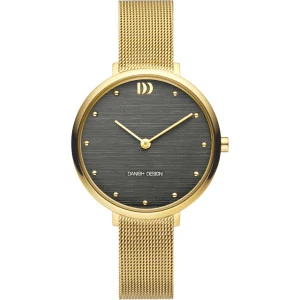 Reloj Danish Design IV08Q1218 dorado esfera negra mujer 33 mm