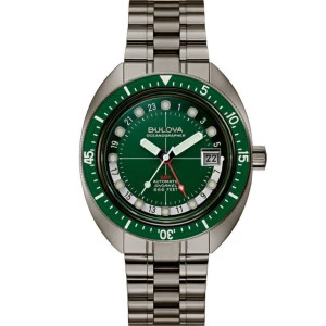Reloj Bulova 98B415 automatico GMT black diver hombre