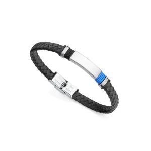 Pulsera Viceroy 6480P01019 piel negra hombre