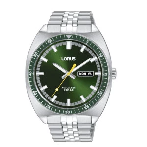 Reloj Lorus RL443BX9 automático retro esfera verde hombre