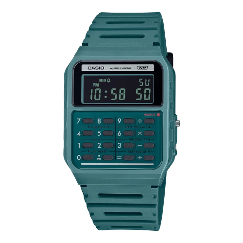 Reloj Casio calculadora CA-53WB-3BEF verde unisex