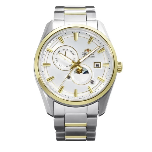 Reloj Orient Sol y Luna RA-AK0312S30B bicolor para hombre