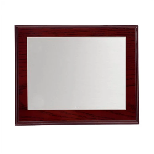 Placas de plata 23x19 cm exterior 17x12 cm plata