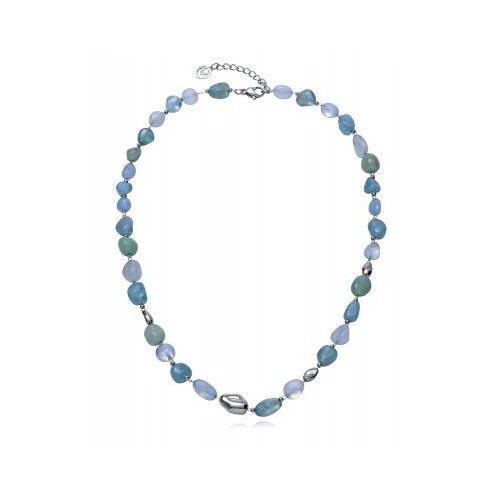 Viceroy collar fashion 14359c01016 acero y piedras naturales azules mujer
