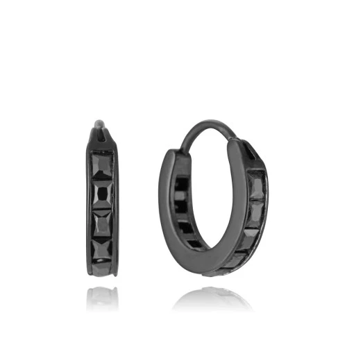 Pendientes Viceroy hombre circonitas negras 14339E01010