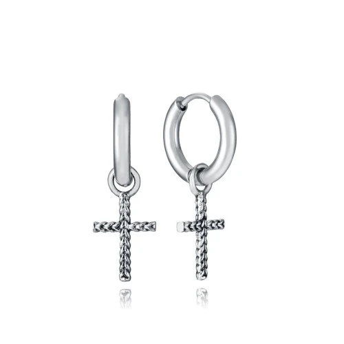 Pendientes Viceroy aro colgante cruz hombre 14337E01000