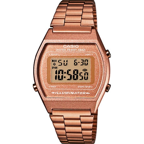 Casio retro b640wc-5aef en rosa cobre