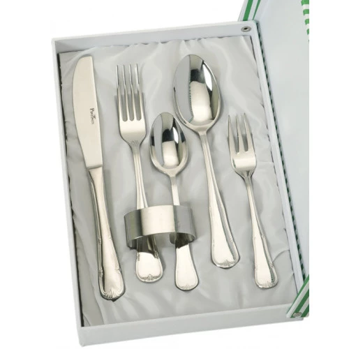 Set cuchara cuchillo tenedor servilletero cubiertos cadete infantil