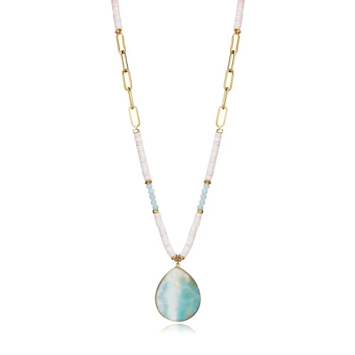 Viceroy collar 1402c01012 nacar amazonita mujer