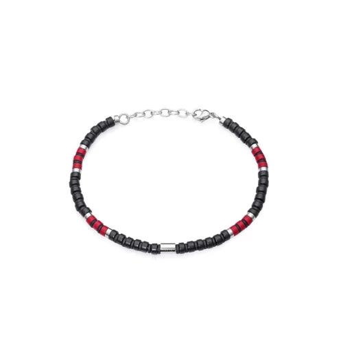 Pulsera Viceroy 14021P09010 piedras rojo negro hombre